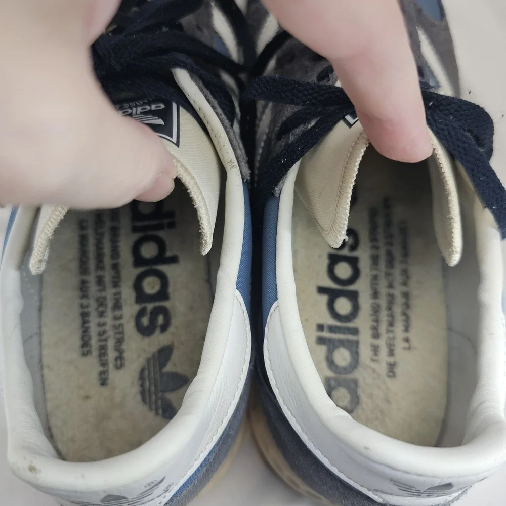 Adidas TRX Vintage Suede Legend Ink White Running Shoes Mens 10.5 GX4579 Sneaker
